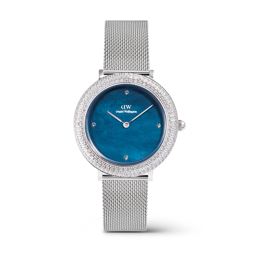 Daniel Wellington Watches Crystal Bezel 2-Hand 32mm Stainless Steel Band