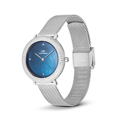 Daniel Wellington Watches Crystal Bezel 2-Hand 32mm Stainless Steel Band