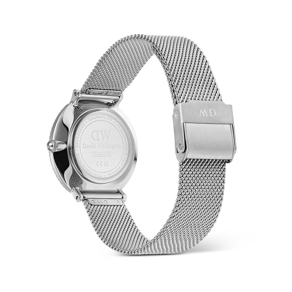 Daniel Wellington Watches Crystal Bezel 2-Hand 32mm Stainless Steel Band
