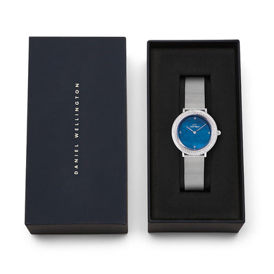 Daniel Wellington Watches Crystal Bezel 2-Hand 32mm Stainless Steel Band