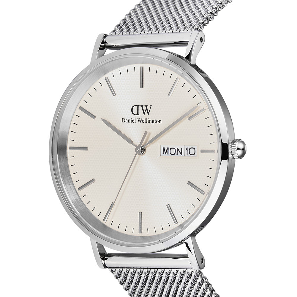 Daniel Wellington Watches Classic 3-Hand 40mm Stainless Steel Band