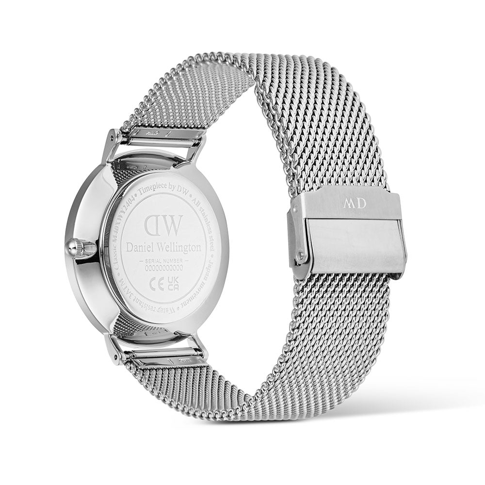 Daniel Wellington Watches Classic 3-Hand 40mm Stainless Steel Band