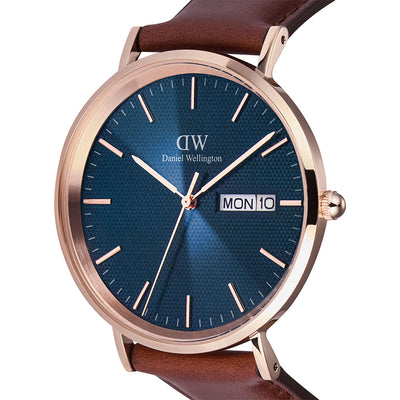 Daniel Wellington Watches Classic 3-Hand 40mm Leather Band