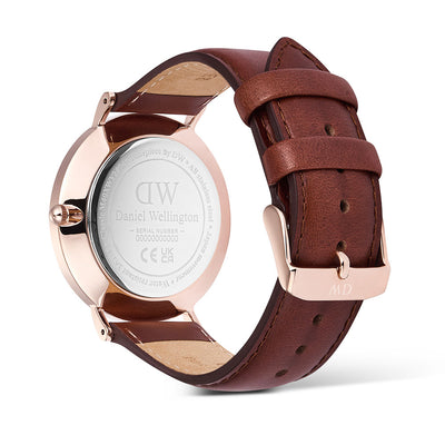 Daniel Wellington Watches Classic 3-Hand 40mm Leather Band