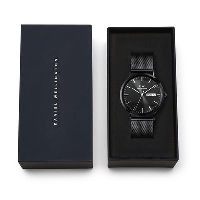 Daniel Wellington Watches Classic 3-Hand 40mm Stainless Steel Band