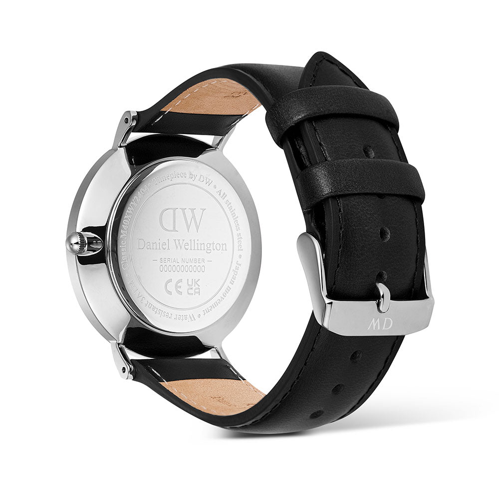 Daniel Wellington Watches Classic 3-Hand 40mm Leather Band