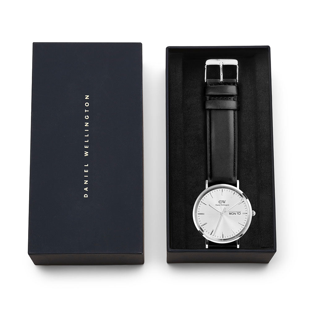 Daniel Wellington Watches Classic 3-Hand 40mm Leather Band