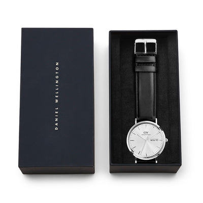 Daniel Wellington Watches Classic 3-Hand 40mm Leather Band