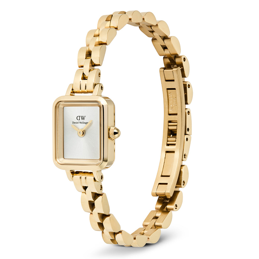 Daniel Wellington Watches Quadro Mini 2-Hand 15.4mmx18.22mm Stainless Steel Band