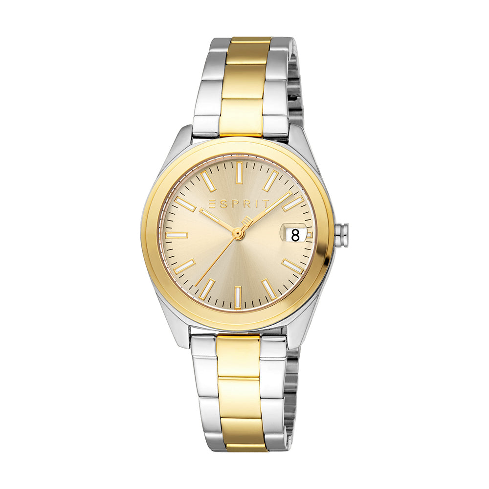 Esprit Coast Date 32mm Stainless Steel Band