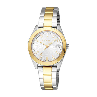 Esprit Coast Date 32mm Stainless Steel Band