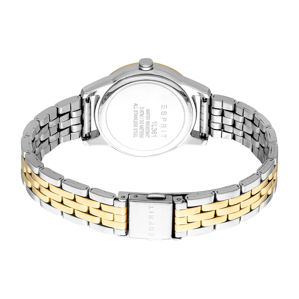 Esprit Wind Ii 3-Hand 30mm Stainless Steel Band