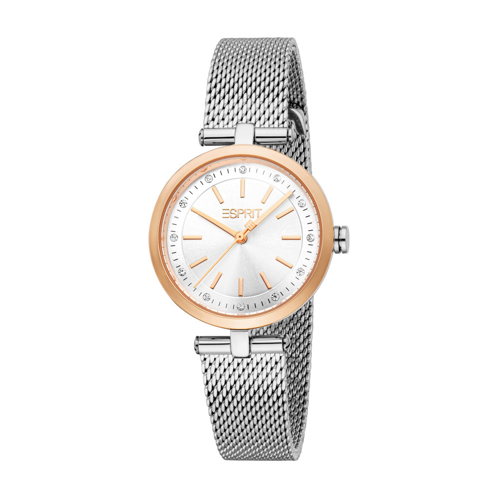 Esprit Valeria 3-Hand 30mm Stainless Steel Band