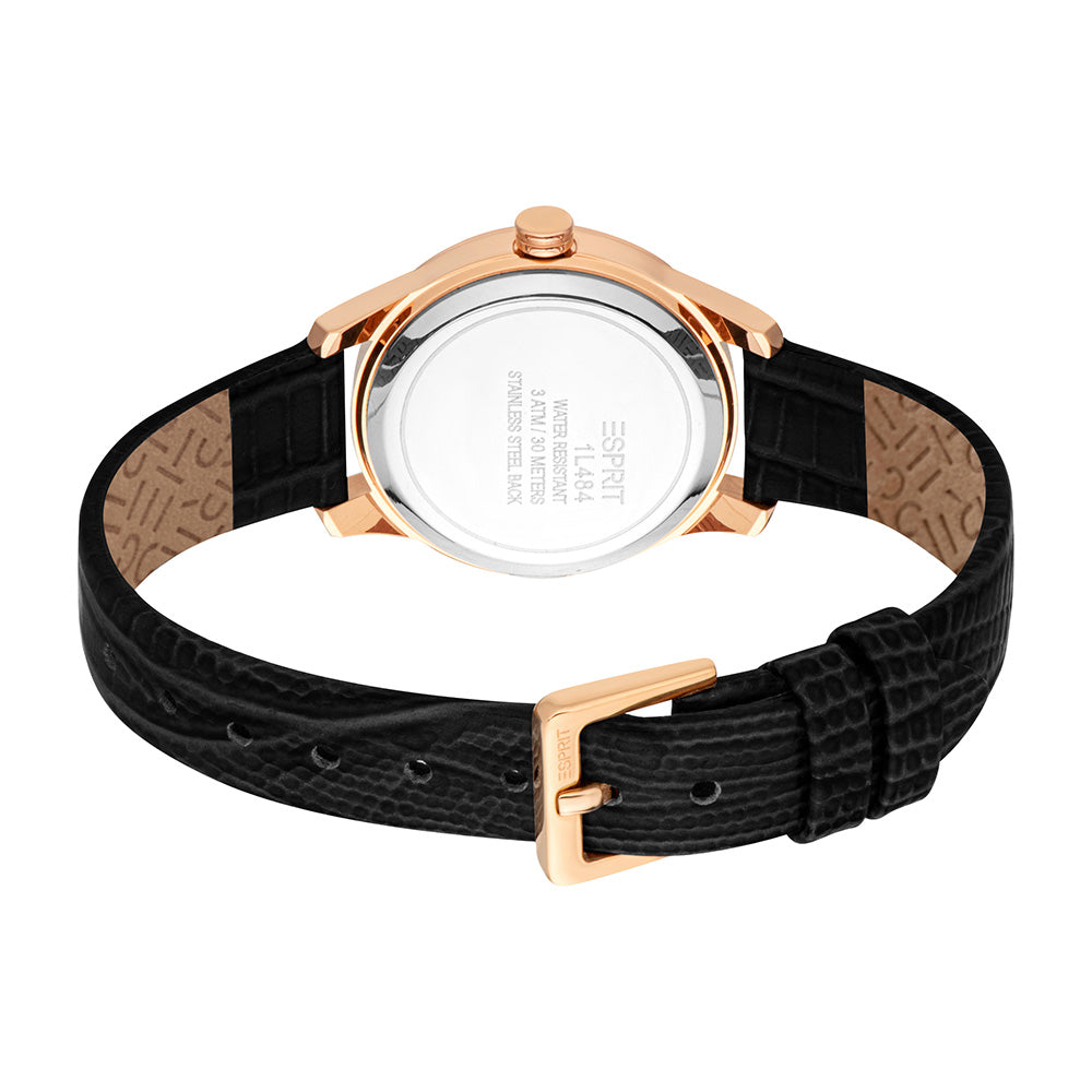 Esprit Alma 3-Hand 30mm Leather Band