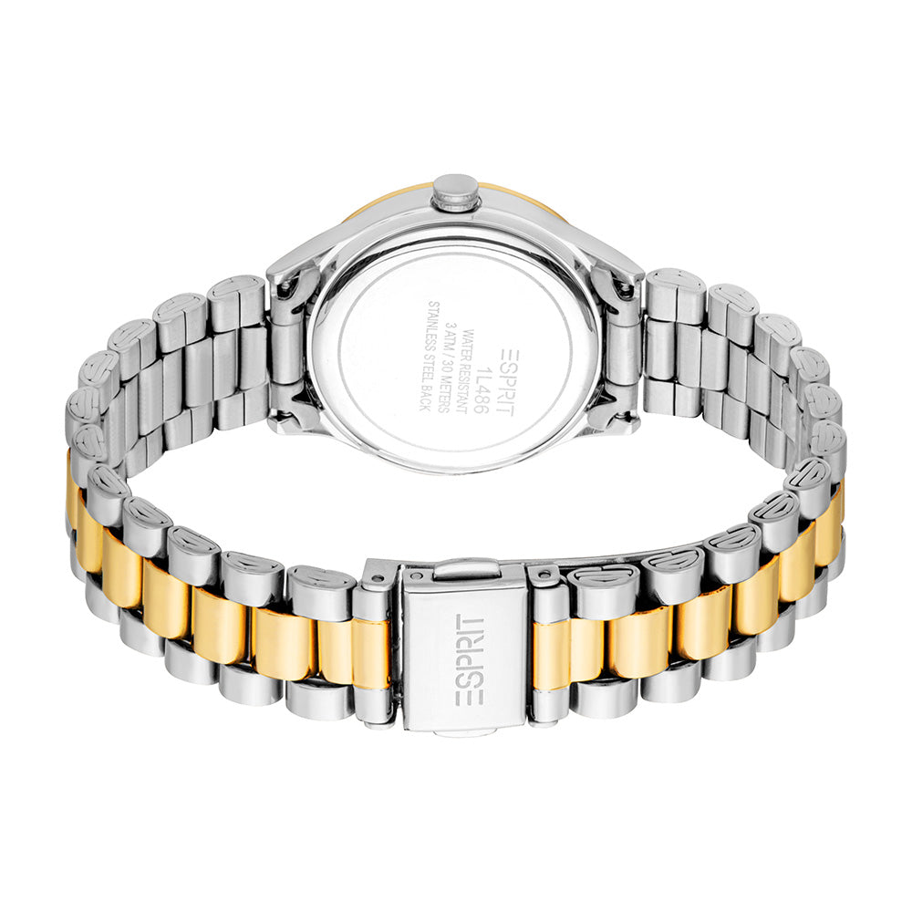 Esprit Zuri 3-Hand 28mm Stainless Steel Band