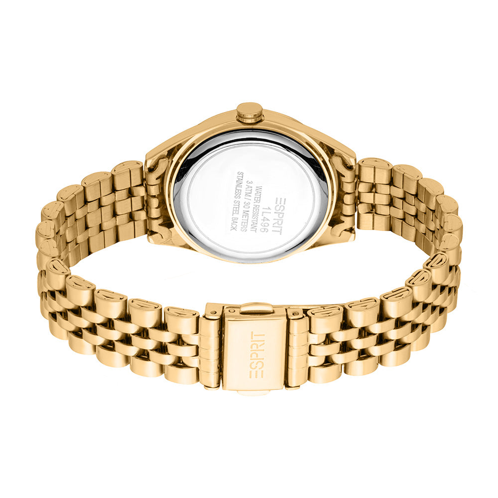 Esprit Mina 3-Hand 30mm Stainless Steel Band