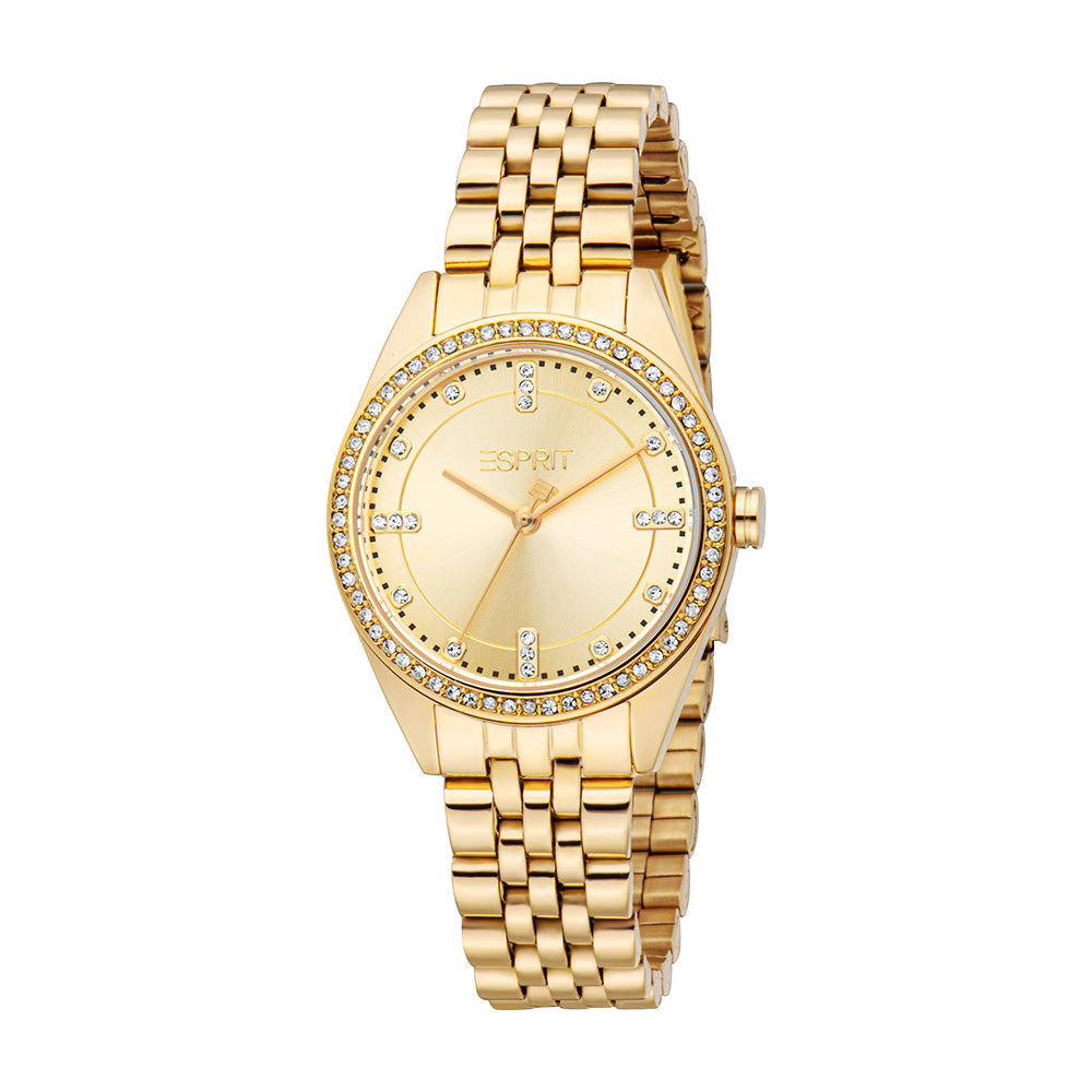 Esprit Mina 3-Hand 30mm Stainless Steel Band