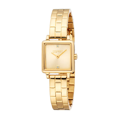 Esprit Square 2-Hand 29.5mm Stainless Steel Band