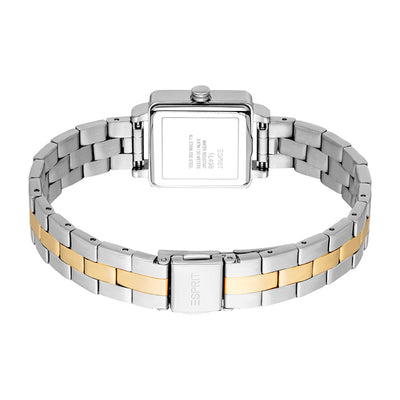 Esprit Square 2-Hand 29.5mm Stainless Steel Band