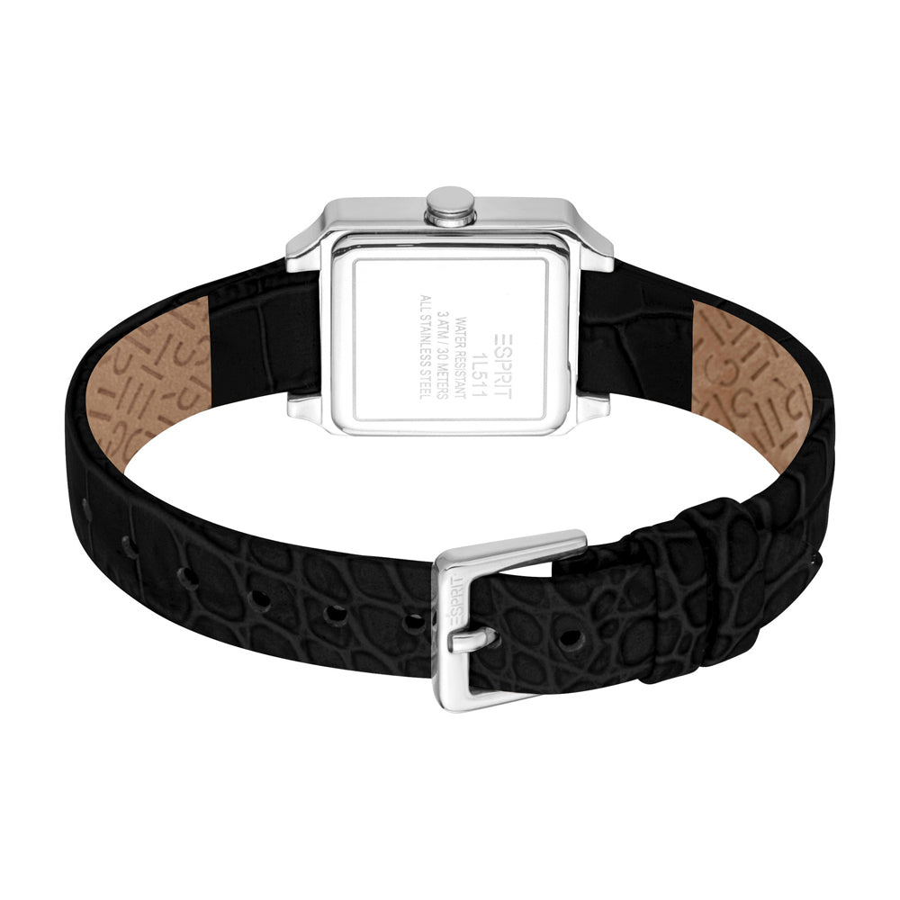 Esprit Sky Set 3-Hand 24mm Leather Band