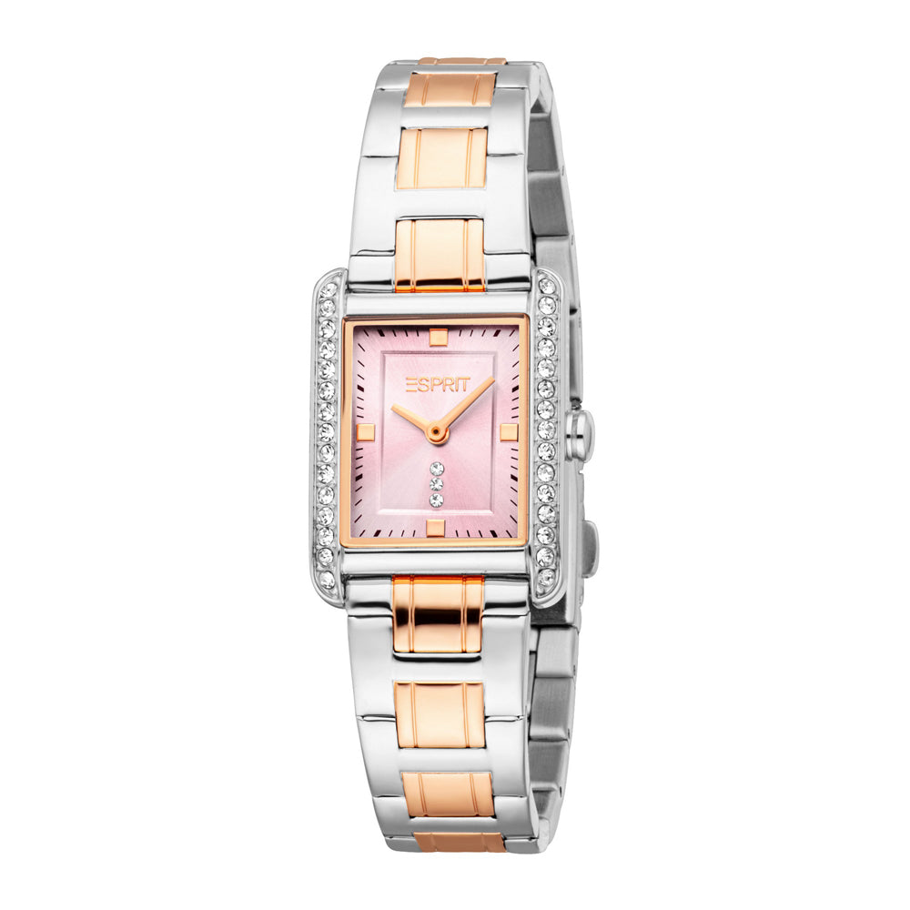 Esprit Elora 2-Hand 22mm Stainless Steel Band