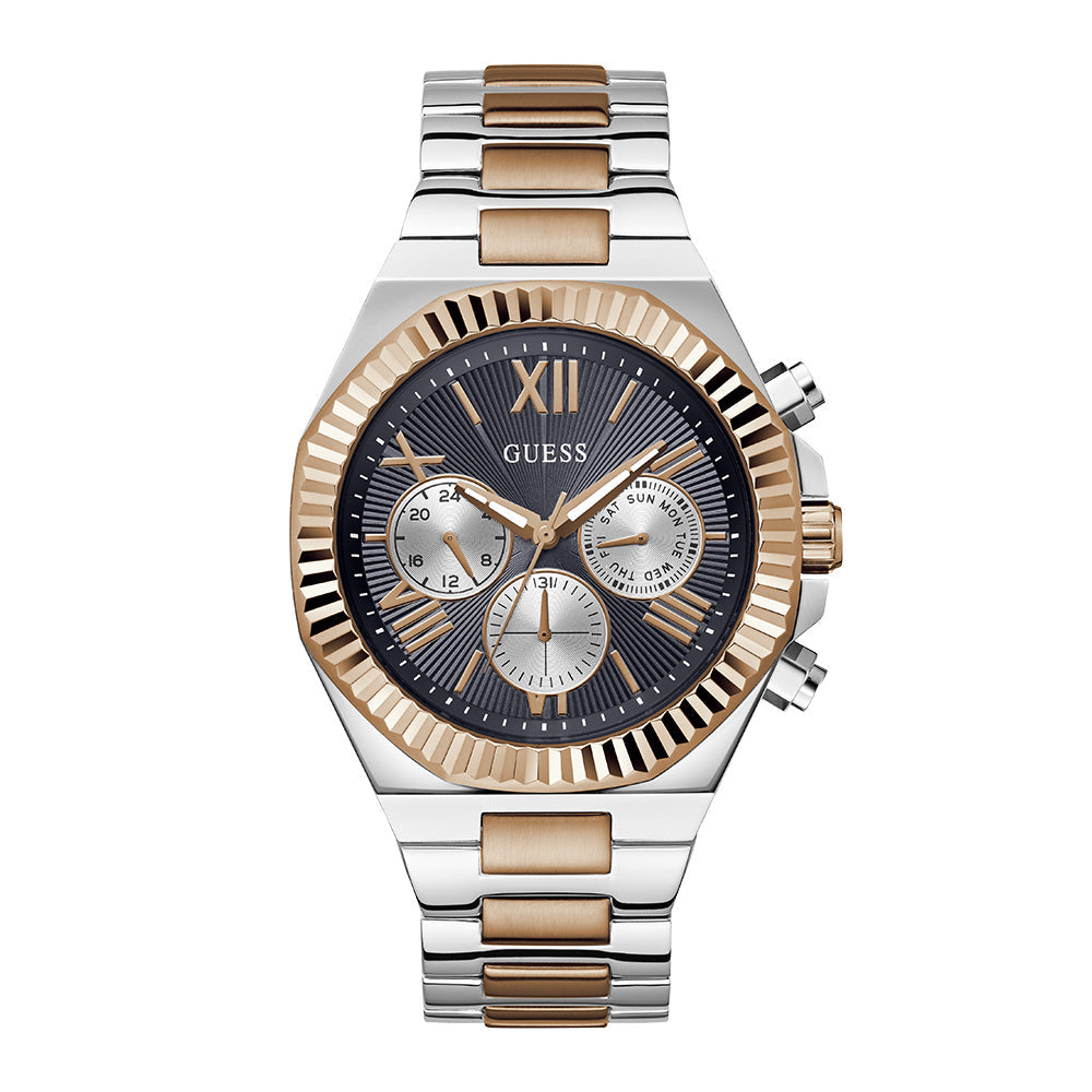 Guess Dress Multifunction 44mm Stainless Steel Band