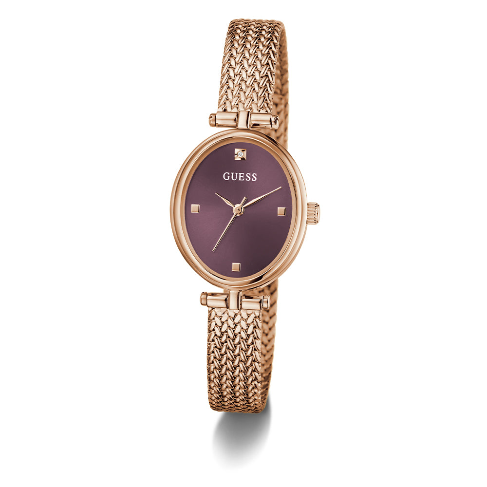 Guess Dress 3-Hand 24mm Stainless Steel Band