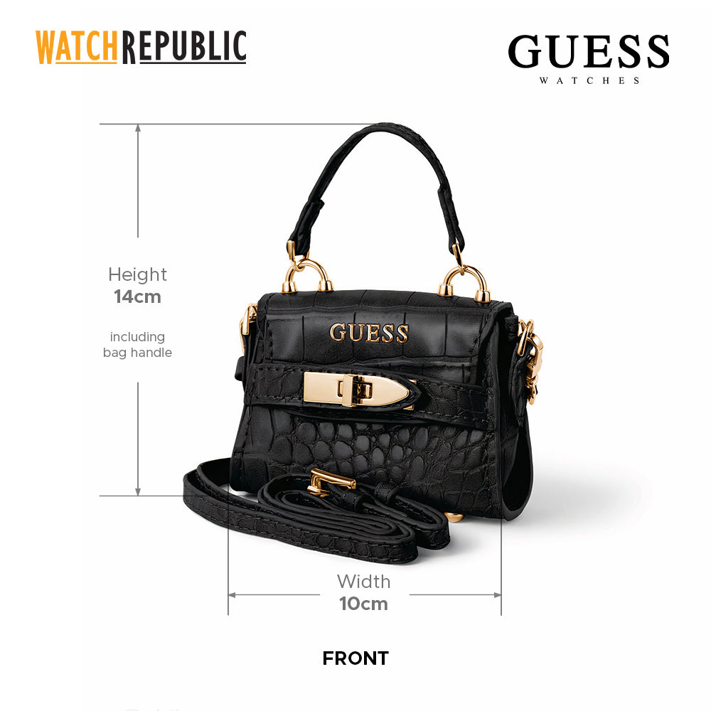 NOT FOR SALE BLACK MINI GUESS BAG