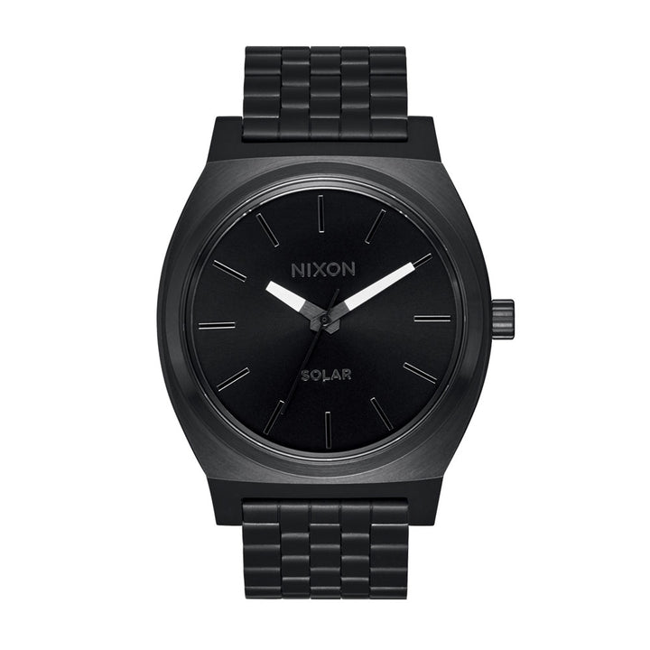 Nixon The Time Teller Solar Stainless Steel Band – Watch