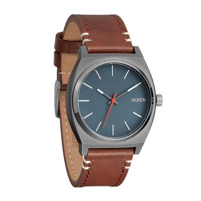 Nixon The Time Teller 3-Hand 37mm Leather Band