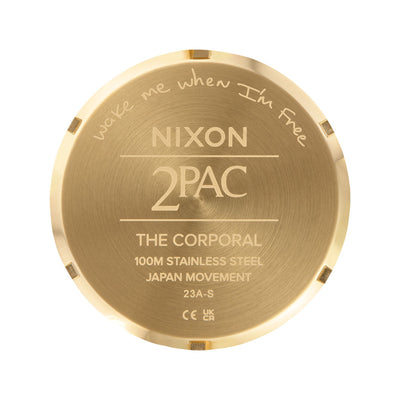 Nixon The Corporal Tupac 3-Hand 48mm Stainless Steel Band