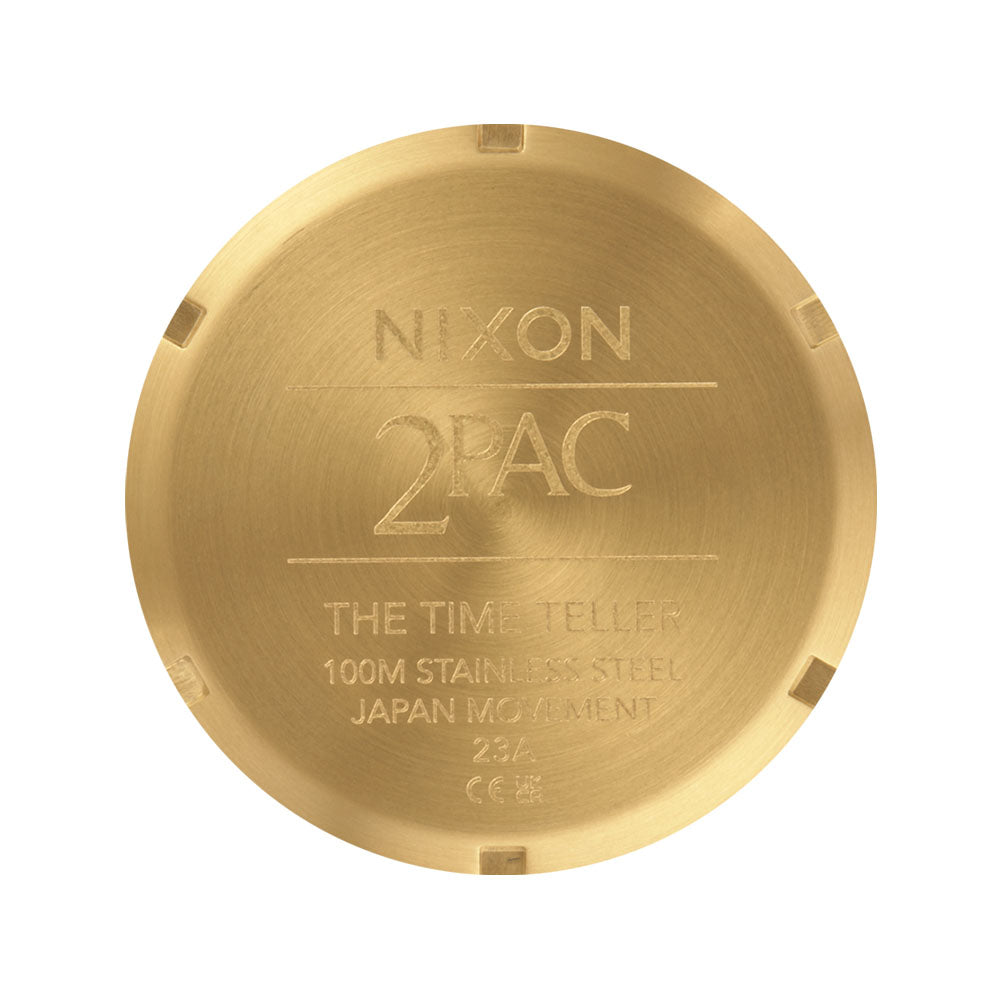 Nixon The Time Teller Tupac 3-Hand 37mm Stainless Steel Band