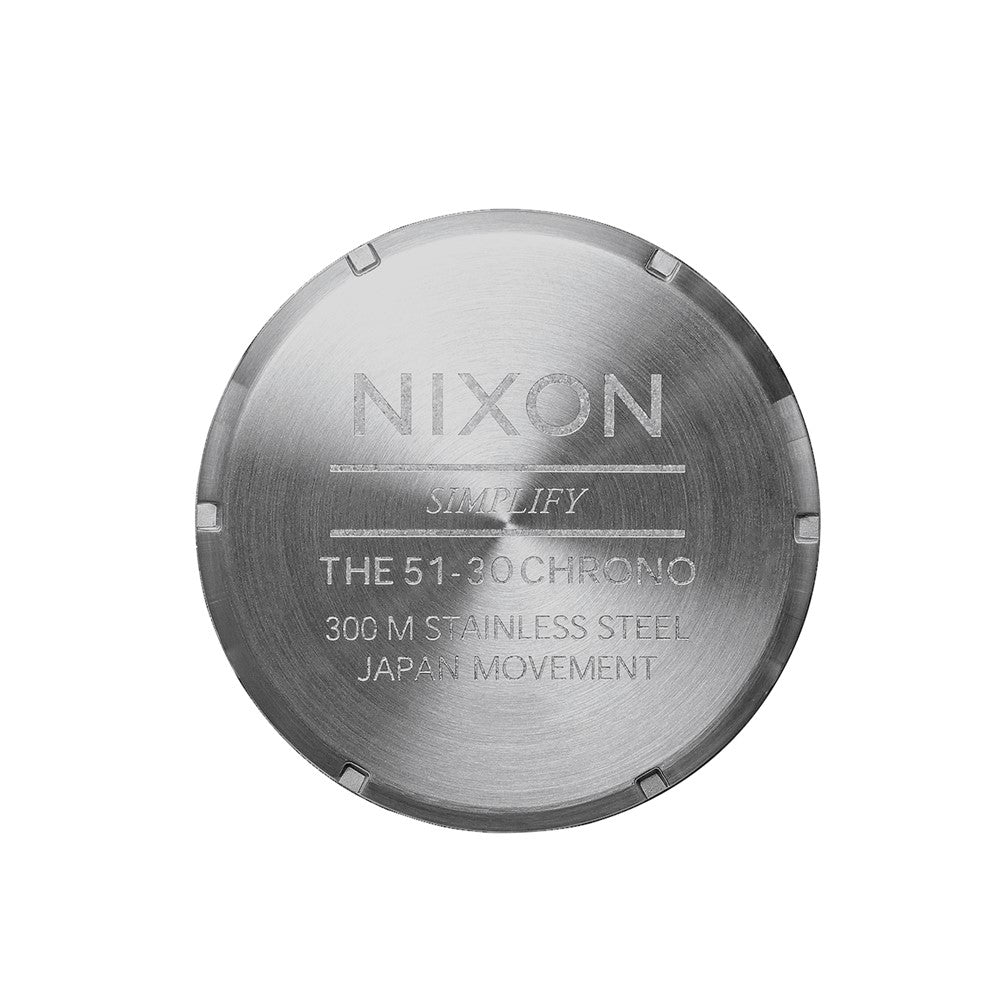 Nixon The 51-30 Chrono  51mm Stainless Steel Band