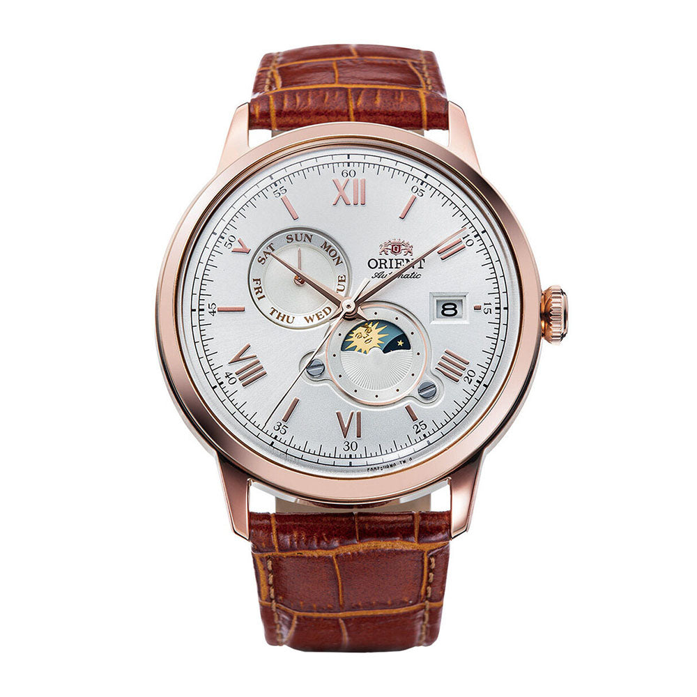 Orient Bambino Sun & Moon Automatic 47mm Leather Band