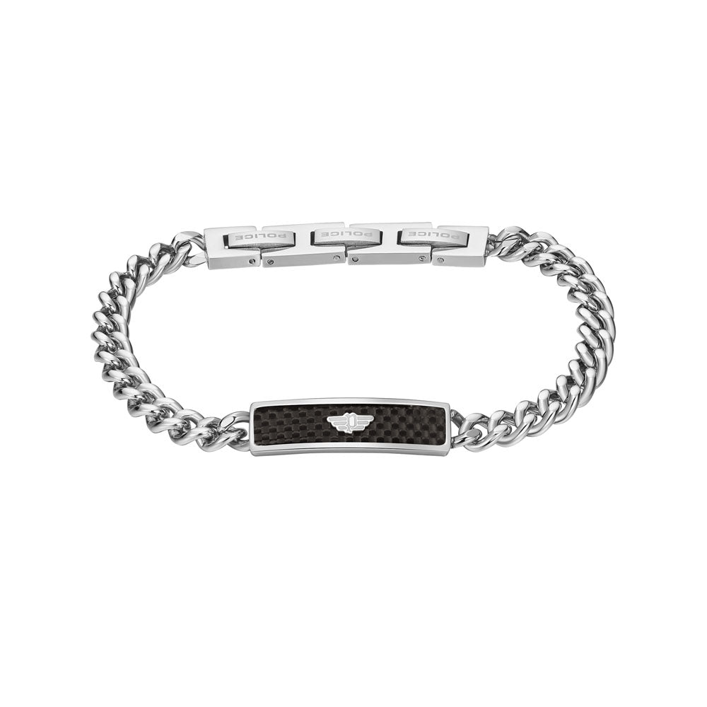 Police Accessories Engage Ii  Bracelet By Police For Men 190mm Stainless Steel Bracelet
