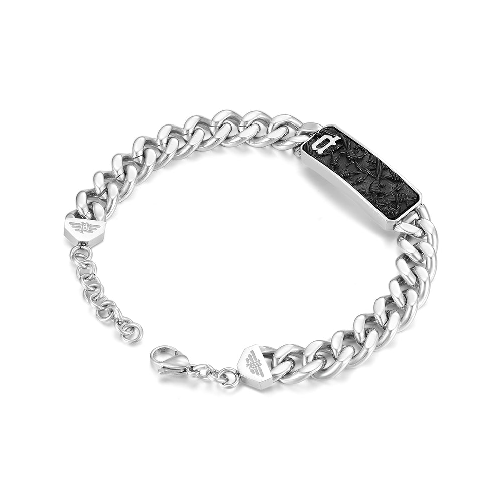 Police Accessories Wire Bracelet By Police For Men 195mm Stainless Steel Bracelet