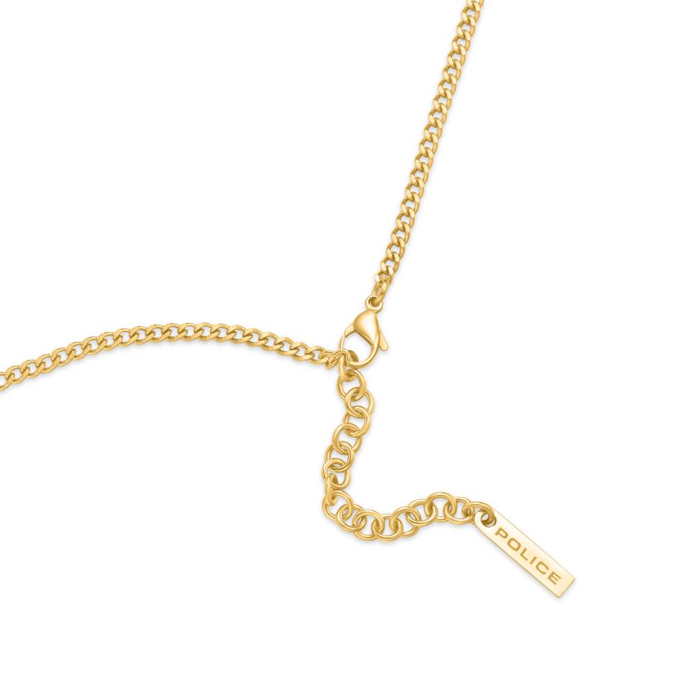 Police Accessories Vertex Necklace For Men 450mm + 50mm Stainless Steel Necklace