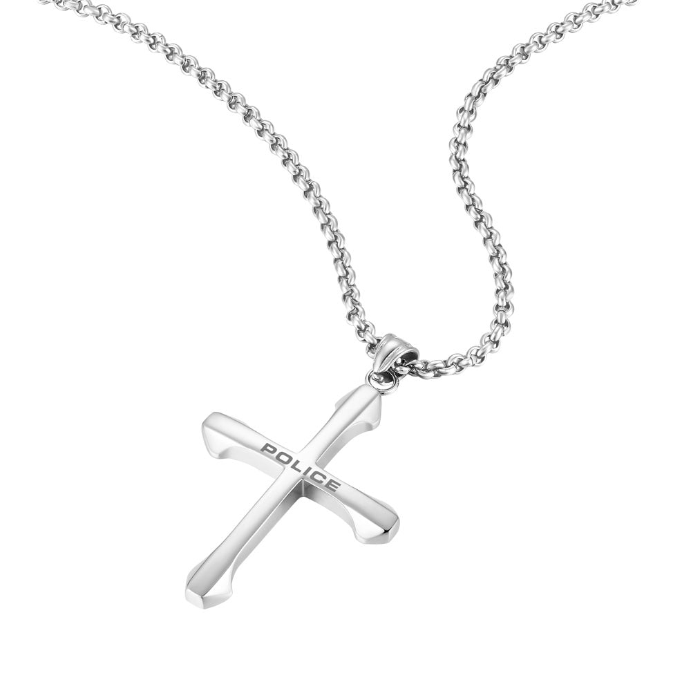Police Accessories Saint Ii  Necklace By Police For Men 500mm Stainless Steel Necklace