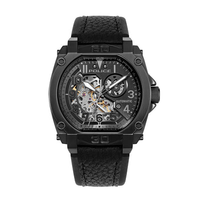 Police Norwood Automatic 45mm Leather Band