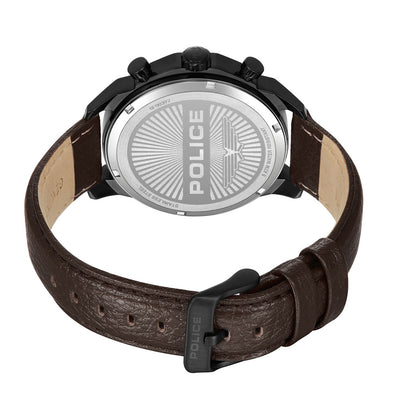 Police Reactor Multifunction 44mm Leather Band