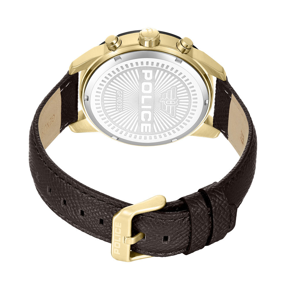 Police Roman Multifunction 45mm Leather Band
