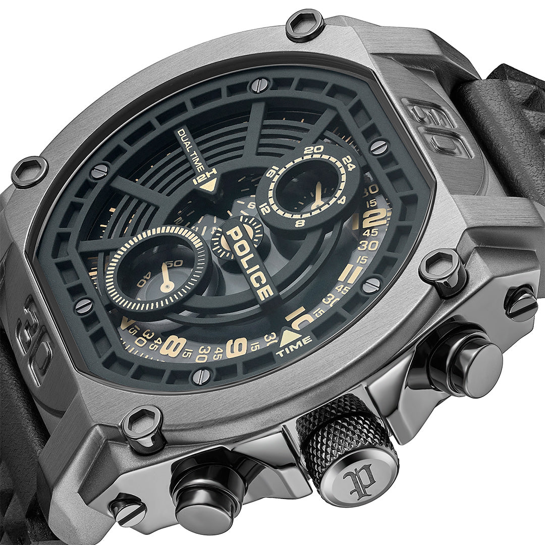 Police Norwood Multifunction 45mm Leather Band