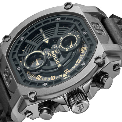 Police Norwood Multifunction 45mm Leather Band