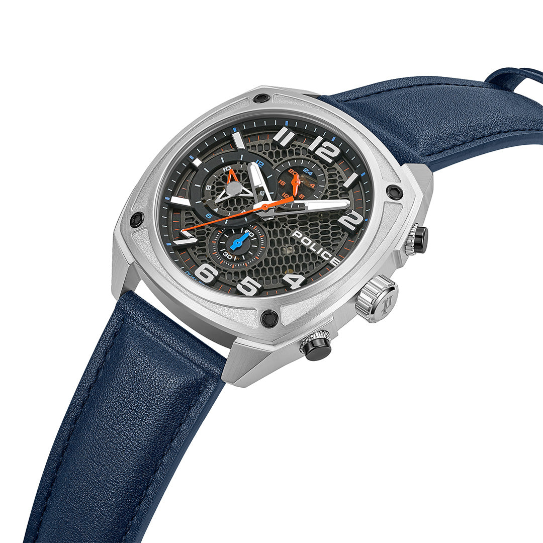 Police Portland Multifunction 44.5mm Leather Band