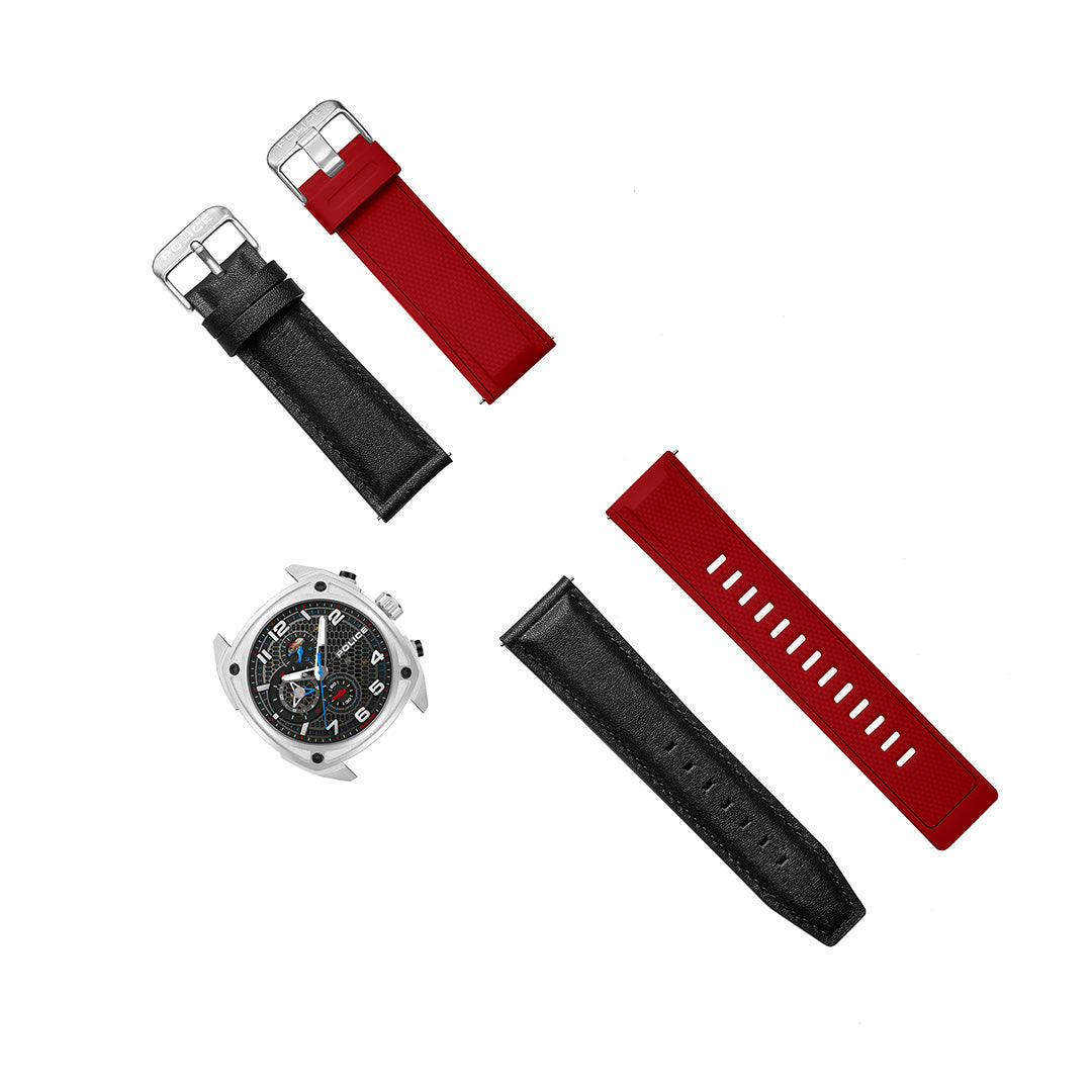 Police Portland Multifunction 44.5mm Leather Band