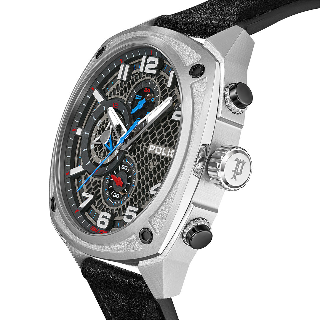 Police Portland Multifunction 44.5mm Leather Band