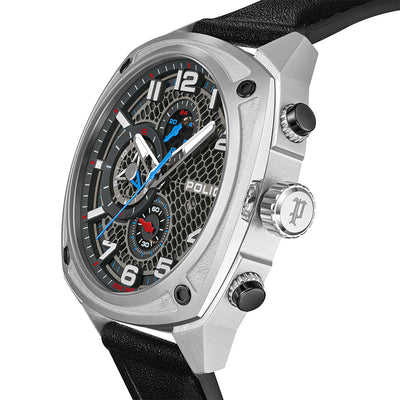 Police Portland Multifunction 44.5mm Leather Band