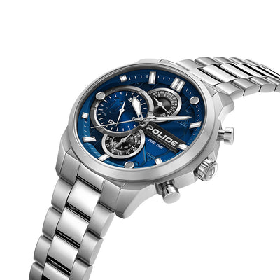 Police Reactor Multifunction 46mm Stainless Steel Band