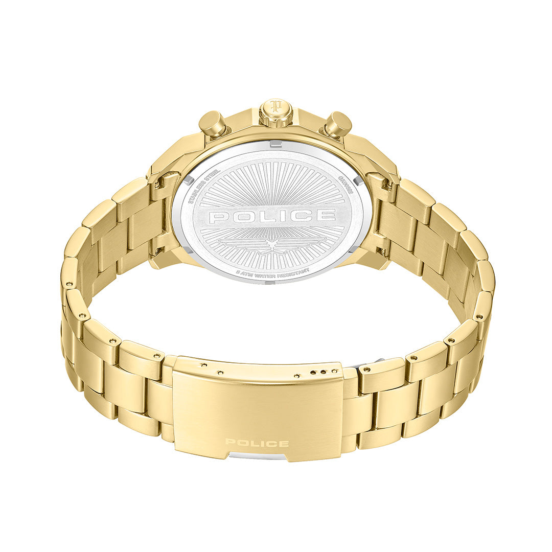 Police Reactor Multifunction 46mm Stainless Steel Band