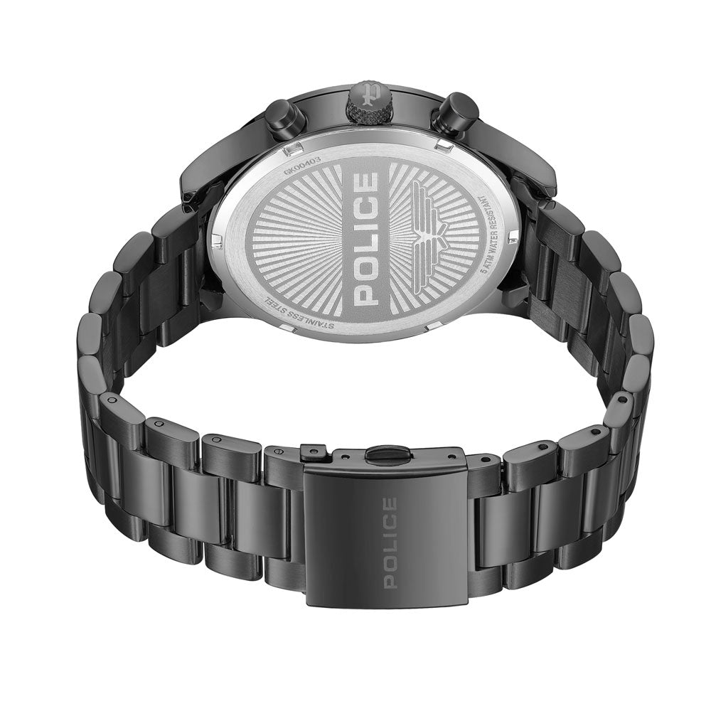 Police Driver Ii Multifunction 43.5mm Stainless Steel Band